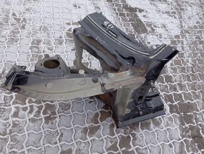 Porsche Cayman 718 GT4 Left Front Chassis Leg 99150191301 Left Front Wheel Arch