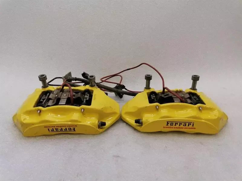FERRARI ROME F169 Brake Caliper 829677 REAR YELLOW SET