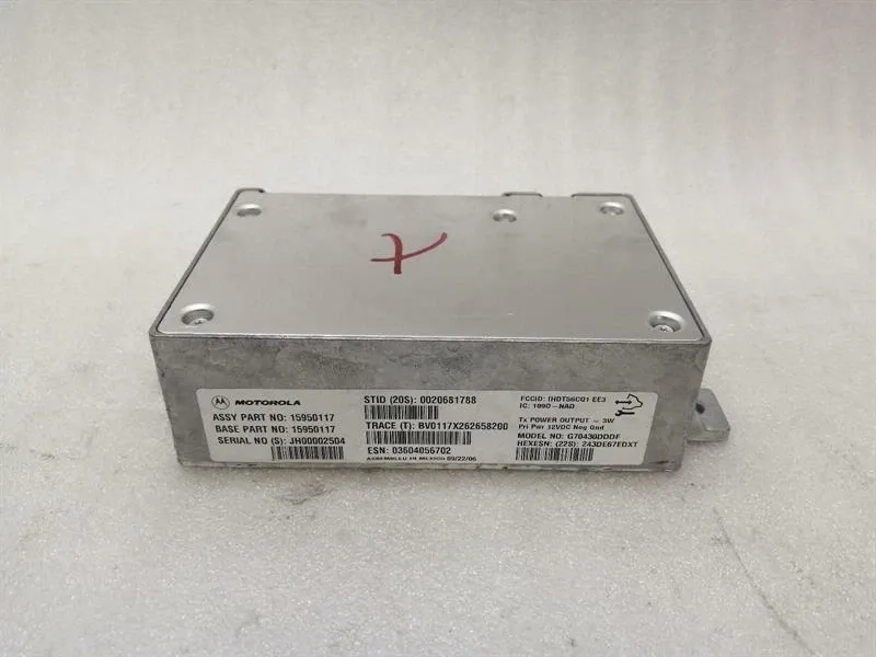 Chevrolet Corvette C6 Electronic Module 15950117 Control Unit ONSTAR