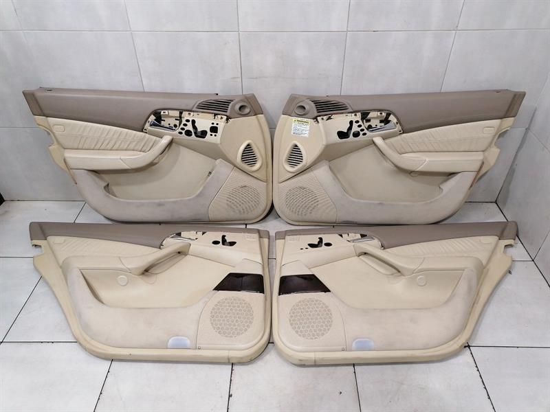 Mercedes S600L W220 Door Card Set A2207204370 Door Trim FULL LEATHER DESIGNIO