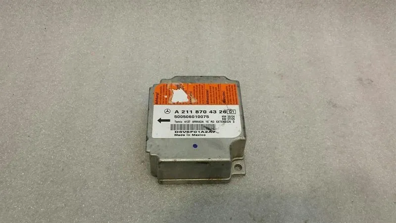 Mercedes CLS55 AMG Safety Module ECU A2118704326 Air Control Unit SRS