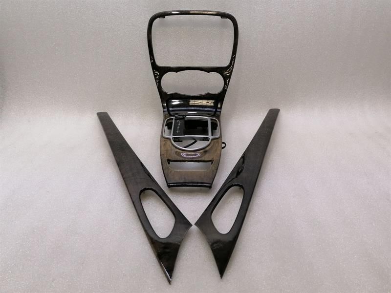 Mercedes SL R230 Veneer Bar A2308100030 TRIM PIECES - WOOD ASH BLACK 03-06