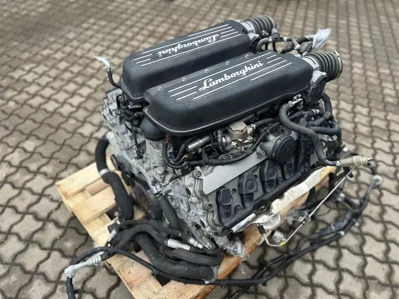 LAMBORGHINI HURACAN 2017 CSJ 610HP COMPLETE ENGINE V10 5.2 07L100015BR SET