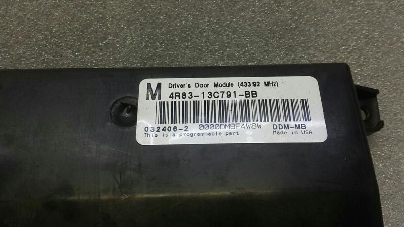 Jaguar S-Type Driver Door Module 4R83-13C791-BB Door Control Unit