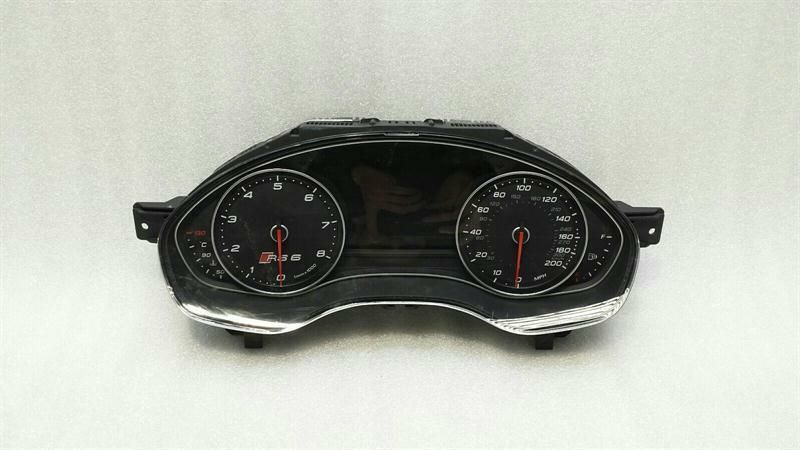 Audi A6 4G RS6 Instrument Cluster 4G0920930P RS6 Speedometer MPH