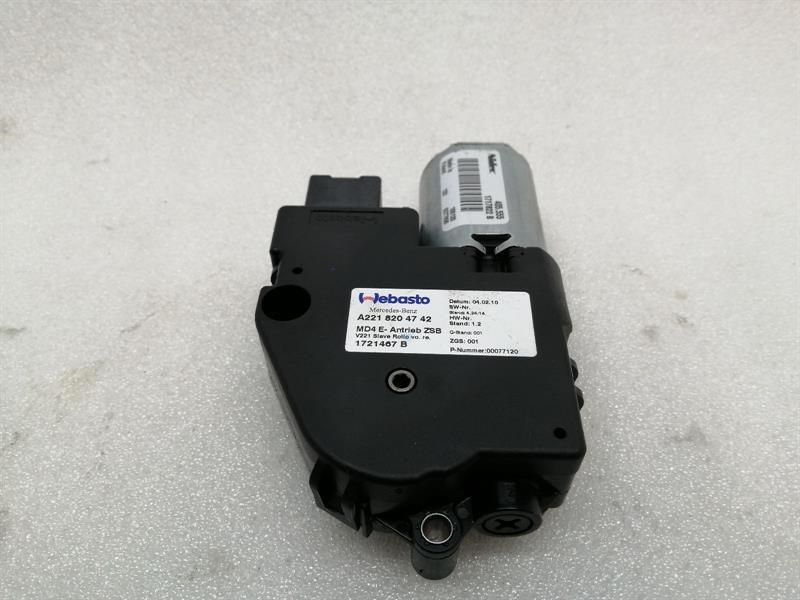 Mercedes S-Class W221 Sun Roof Engine A2218204742 Sunroof Motor