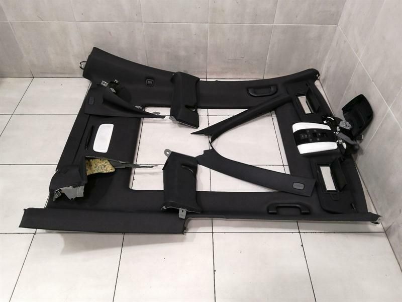 MERCEDES C63 AMG COUPE PANORAMA BLACK ROOF LINING SET W204 BLACK SKY SET
