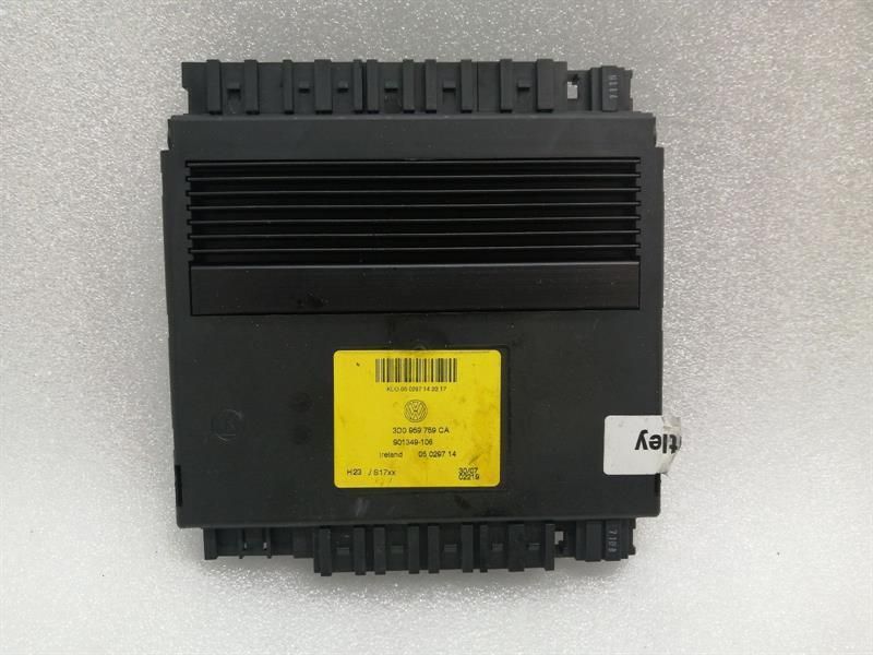 Bentley Continental Flying Track Seat Module 3D0959759CA Control Unit Seat