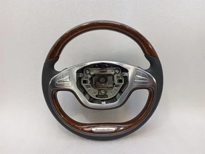 Mercedes S-Class W222 Steering Wheel A0024601403 Steering Wheel Wood Wood Heated