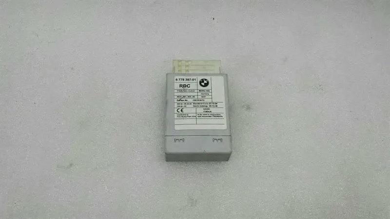 BMW 5 Series E60 tyre pressure control unit 6778387 RDC modules tyre pressure