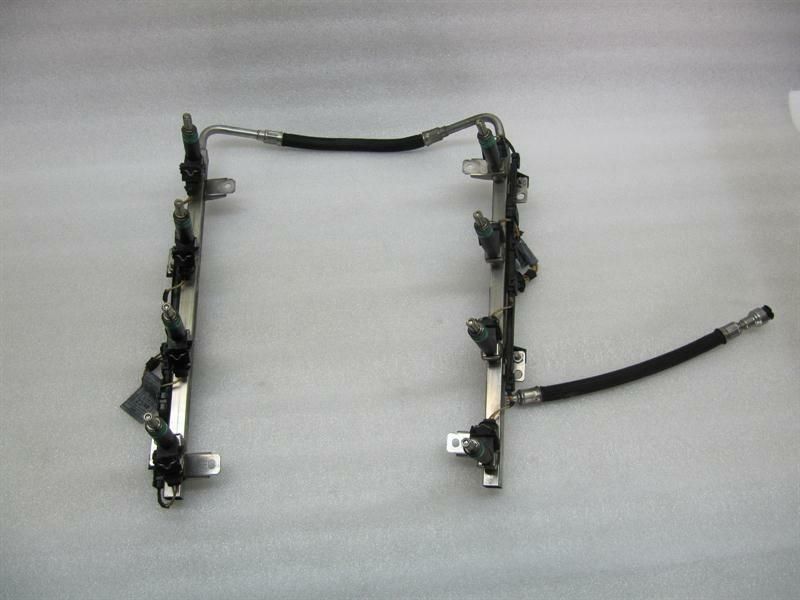 BMW 6 Series E63 injection strip pipe 13537534743 fuel rail 7525721 injector