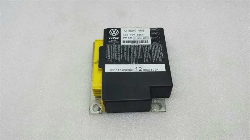 Volkswagen Passat Electronic Module 3C0909605M Control Unit SRS ECU
