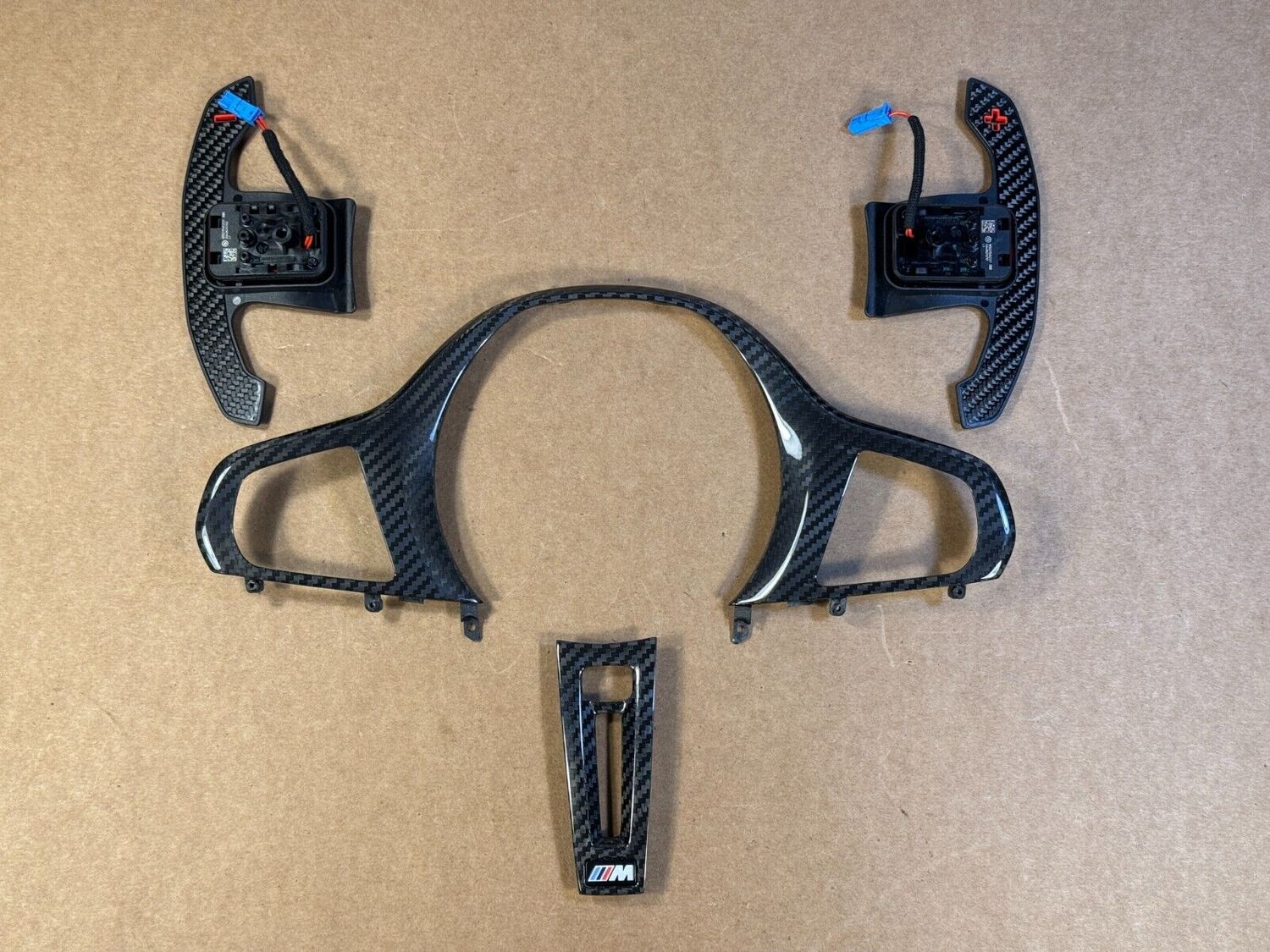 BMW M3 M4 COMPETITION STEERING WHEEL CARBON TRIM G82 G20 G22 G26 G29 F40 F44