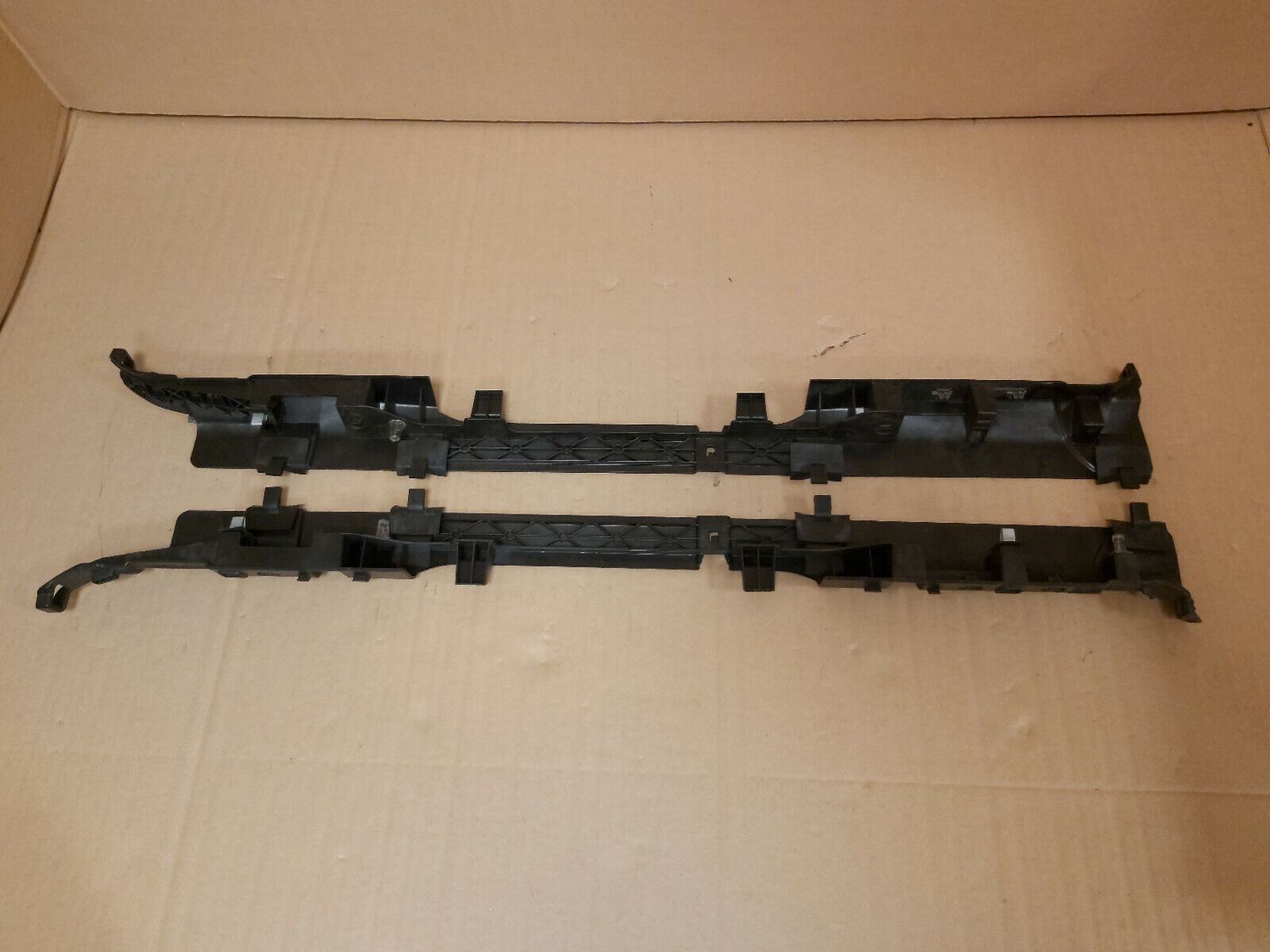 GENUINE PORSCHE 911 991 TURBO S Front Right &amp; Left Door Sill Plate Bracket SET