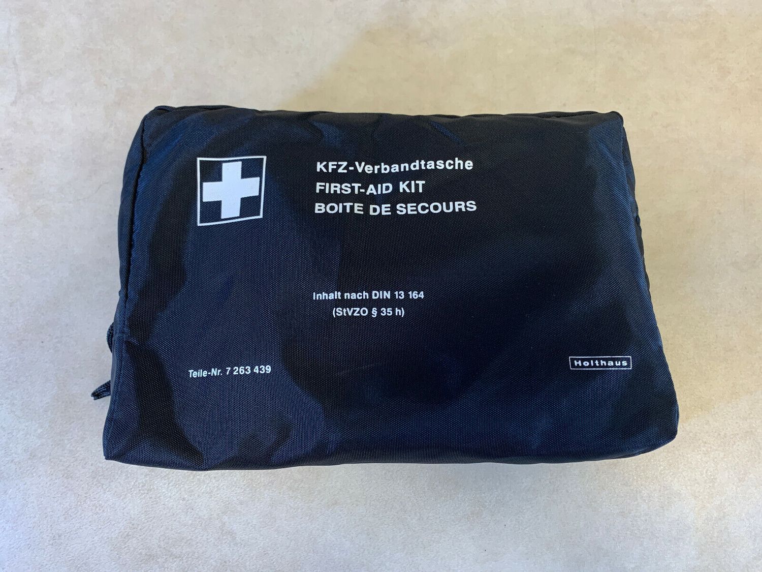 BMW MINI Genuine First-Aid Kit Case Black 71107263439 52201859303 82129406691