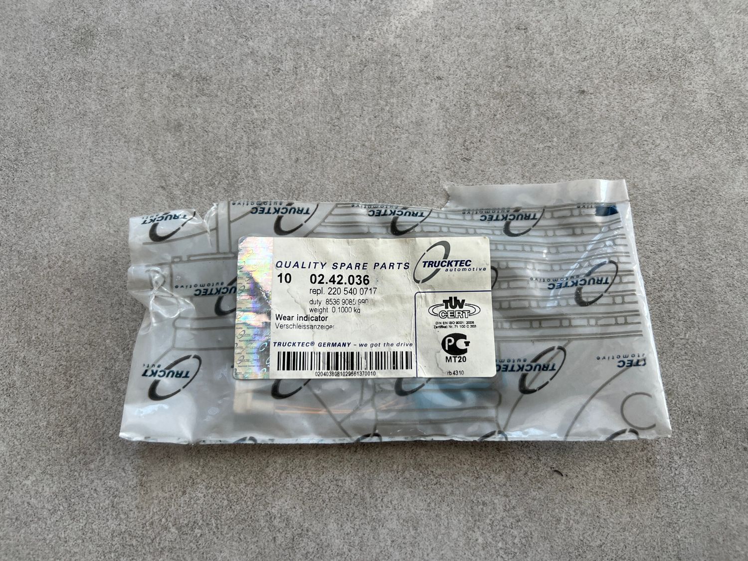 Mercedes CL class W215 Brake Lining Sensor Indicator A2205400717