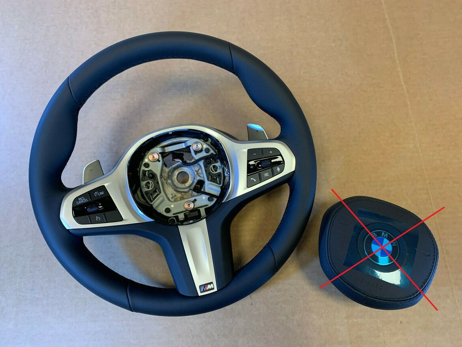 BMW 5 G30 G31 G38 6 G32 X3 G01 X4 G02 OEM USA LCI M Sport Steering Wheel VIBRO
