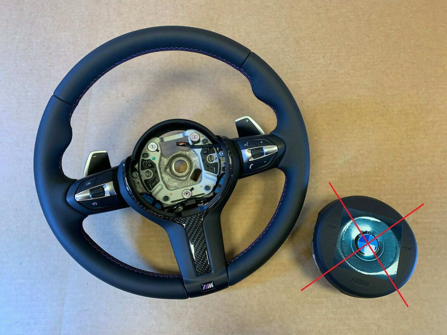 BMW F01 F02 F03 F04 F06 F07 F10 F11 F12 F13 OEM M Sport Steering Wheel Paddles