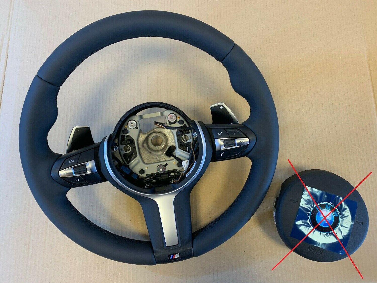 BMW F22 F30 F31 F32 F34 F36 USA OEM M Steering Wheel Paddles HEATING VIBRO