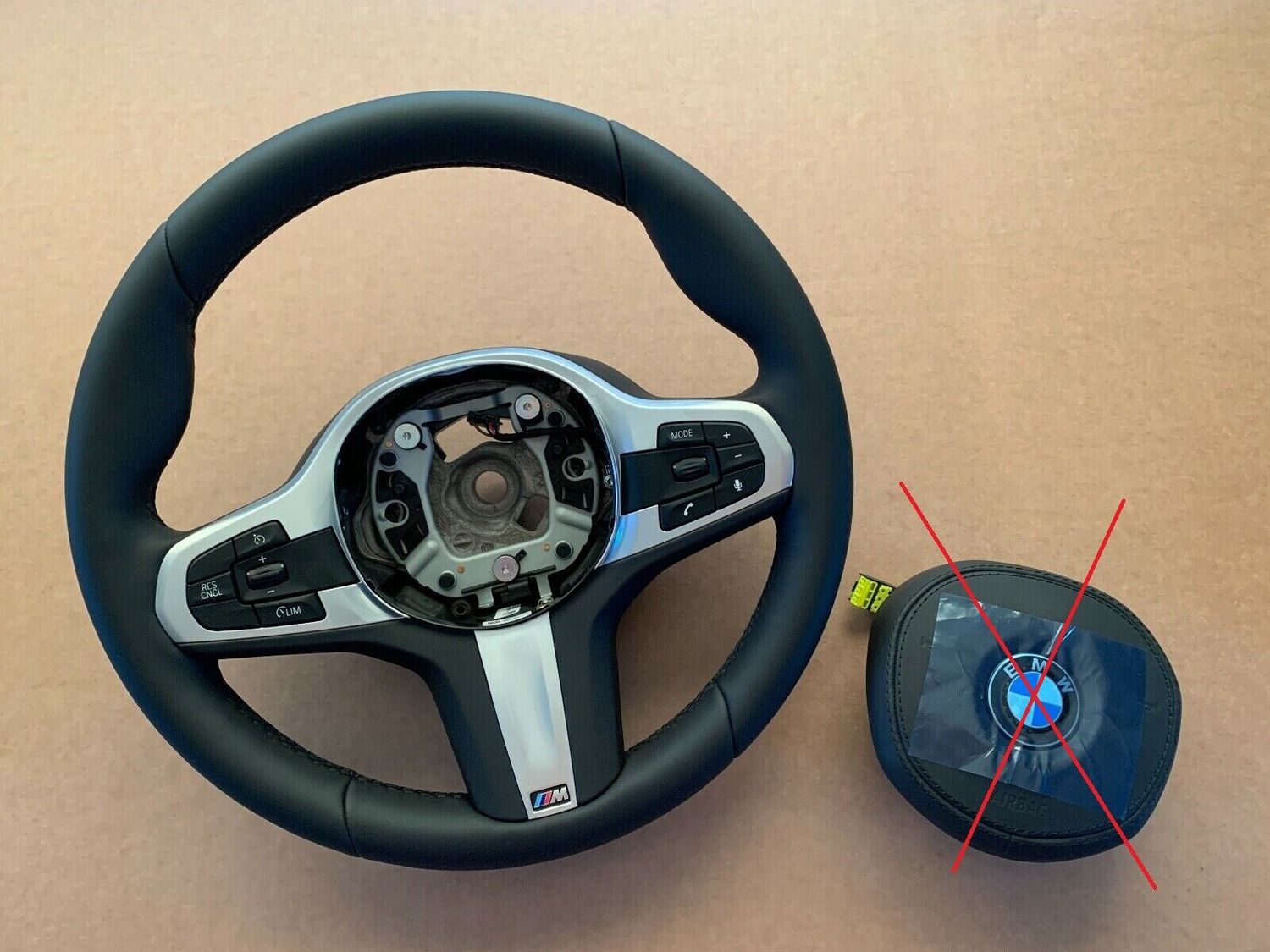 BMW 5 G30 G31 G38 6 G32 X3 G01 G08 X4 G02 GENUINE USA M Sport Steering Wheel