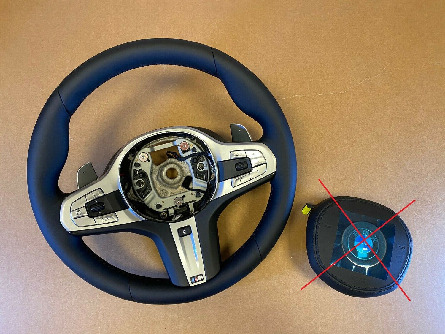 BMW 7 G11 G12 GENUINE USA M Steering Wheel Shift Paddles HEATING