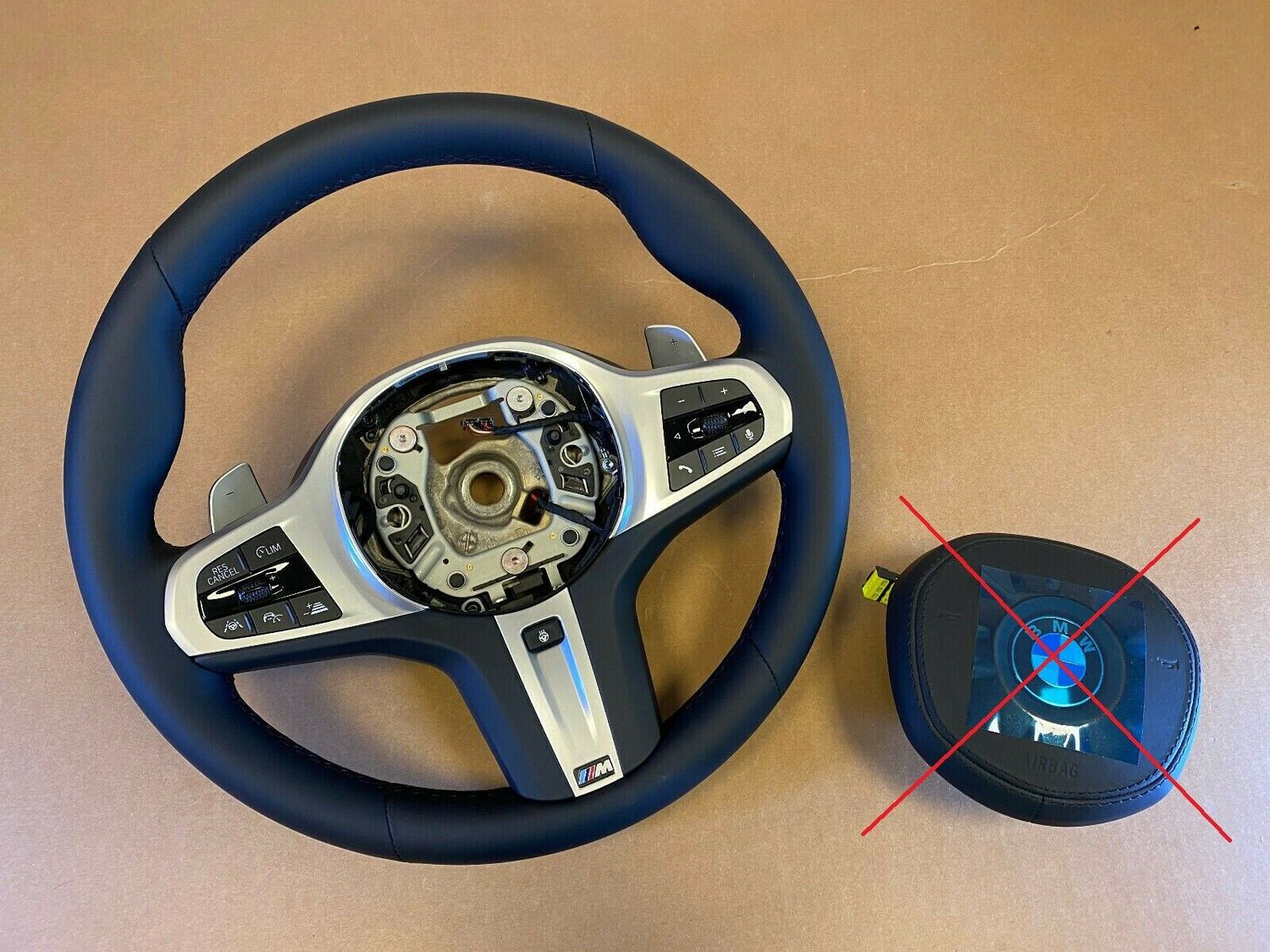 BMW 5 6 X3 X4 G30 G31 G32 G01 G02 LCI USA M Steering Wheel HEATED ASSIST VIBRO