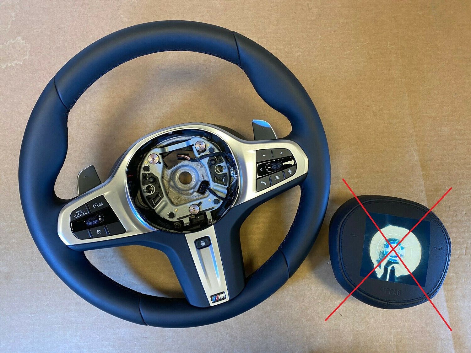 BMW 5 6 X3 X4 G30 G31 G38 G32 G01 G08 G02 LCI M Steering Wheel Paddle HEATING
