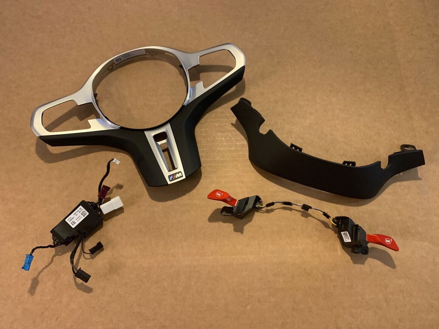 BMW M5 F90 X3M F97 X4M F98 Steering Wheel M1 M2 Shift Paddles SET