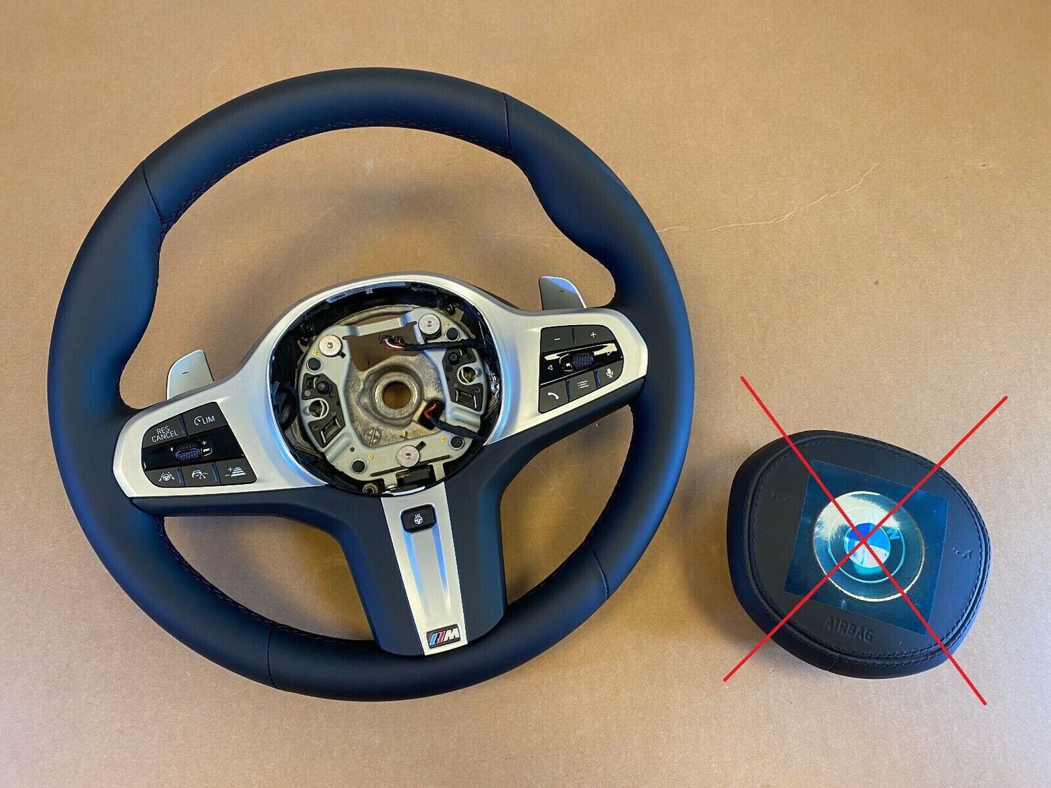 BMW 5 6 X3 X4 G30 G31 G32 G01 G02 LCI EU M Steering Wheel Paddles HEATED ASSIST