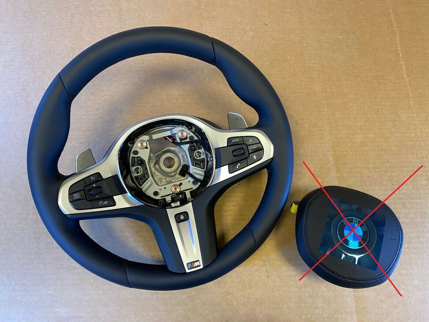 BMW 5 6 X3 X4 G30 G31 G32 G38 G01 G02 OEM USA M Steering Wheel Paddles HEATING