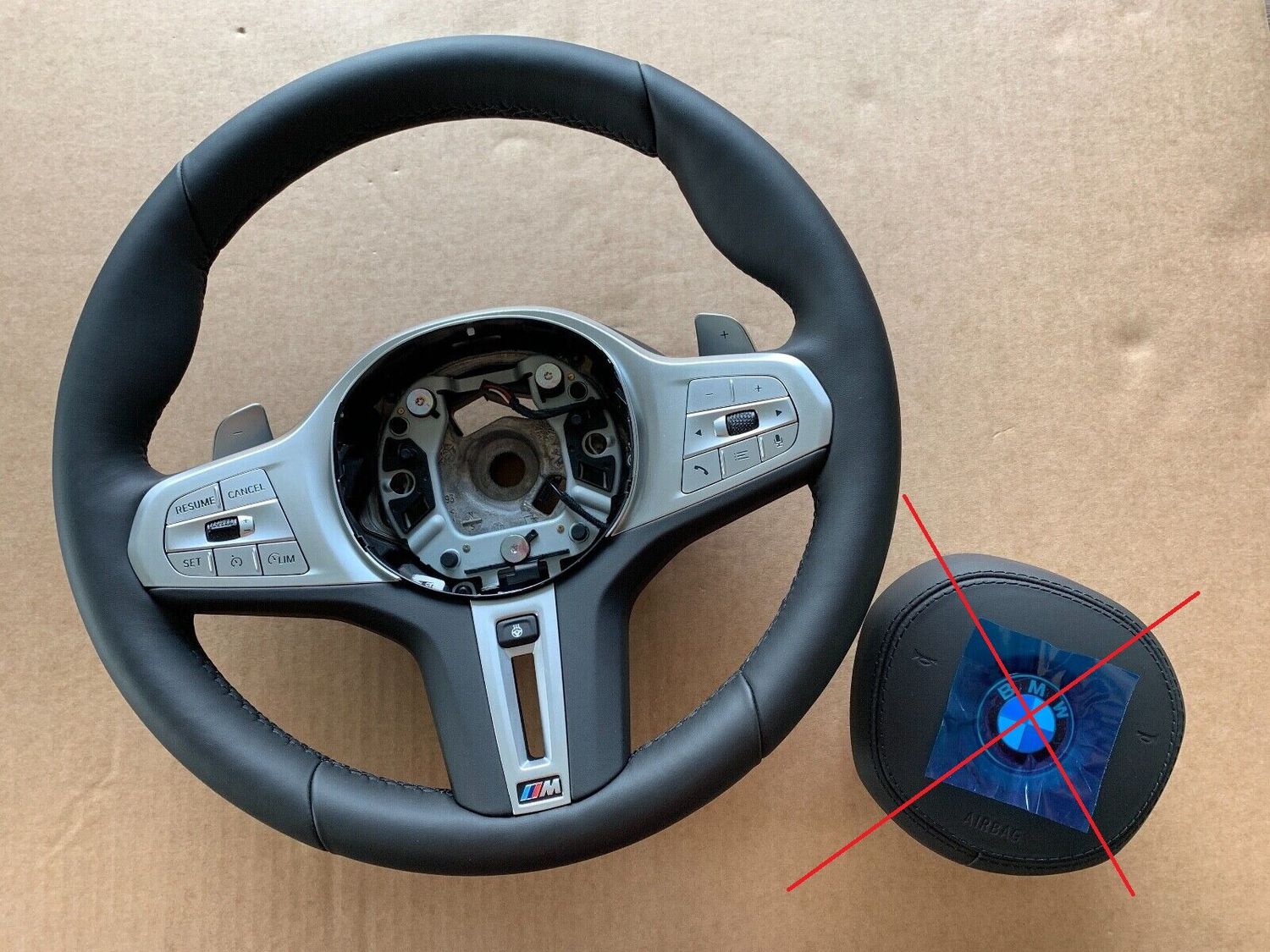 NEW BMW 7 G11 LCI G12 LCI X7 G07 GENUINE M Steering Wheel Paddles HEATING VIBRO