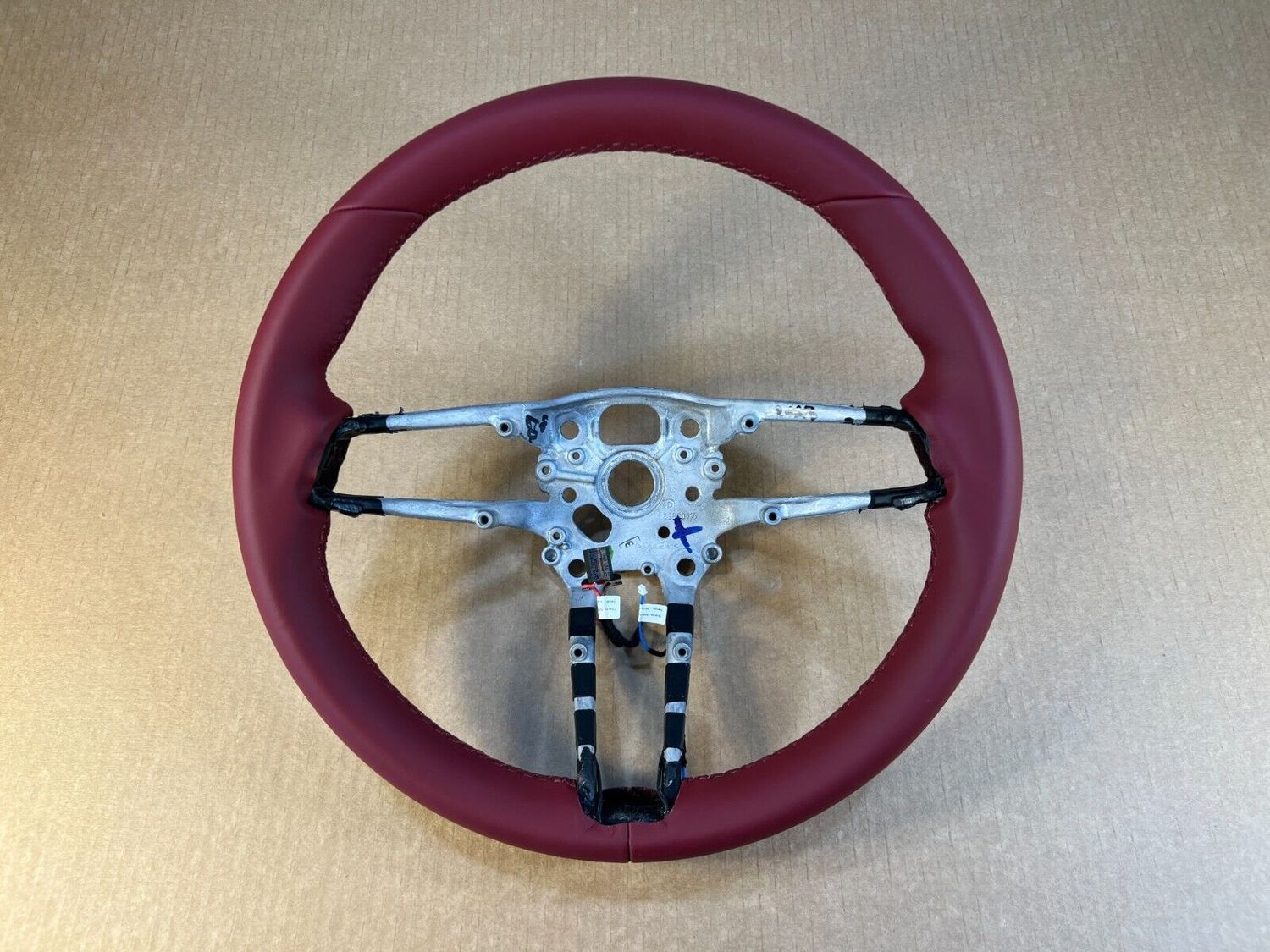 Steering wheel Porsche 911 992 Panamera 971.2 Taycan GENUINE Nappa Leather Heat