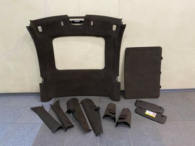 Porsche 911 991 Coupe GENUINE BRAUN ESPRESSO ALCANTARA CEILING SET