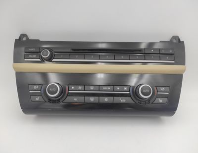 OEM BMW 5 F10 F11 klímavezérlő panel rádiós vezérlőpult 6805770 ülésfűtés