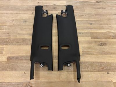 Porsche 911 991 Cabrio GENUINE Left &amp; Right Leather A-Pillar Interior Trim SET