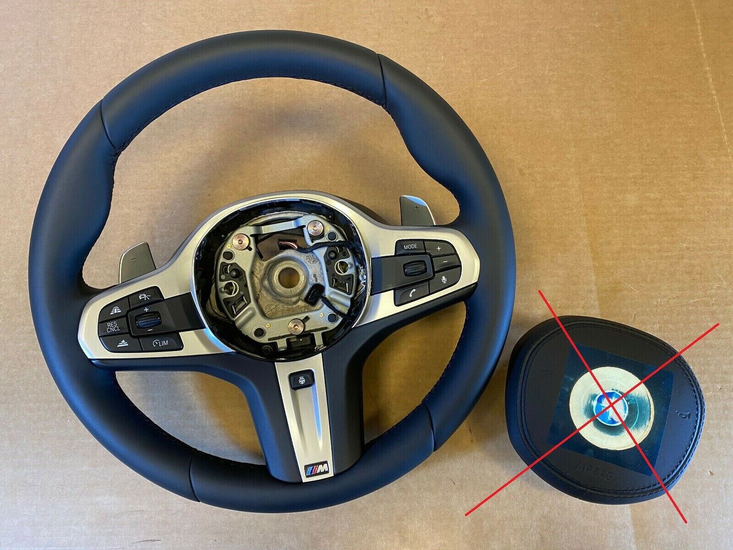 BMW 5 6 X3 X4 G30 G31 G32 G01 G02 EU M Steering Wheel Paddles HEATING ACC