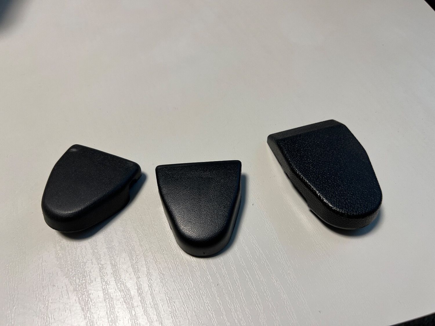 BMW 5 E12 E28 7 E23 GENUINE Seat Belt Bolt Trim Covers Caps x3 psc