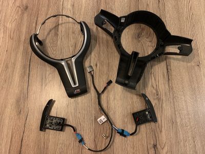 BMW 1 2 3 4 F20 F22 F30 F31 F32 F33 kormánykerék M3 burkolat lapátok huzal készlet