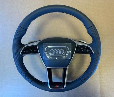 Audi A6 A7 A8 Q8 4K 4N 4M EREDETI S-line kormánykerék lapátokkal 4K0419091F