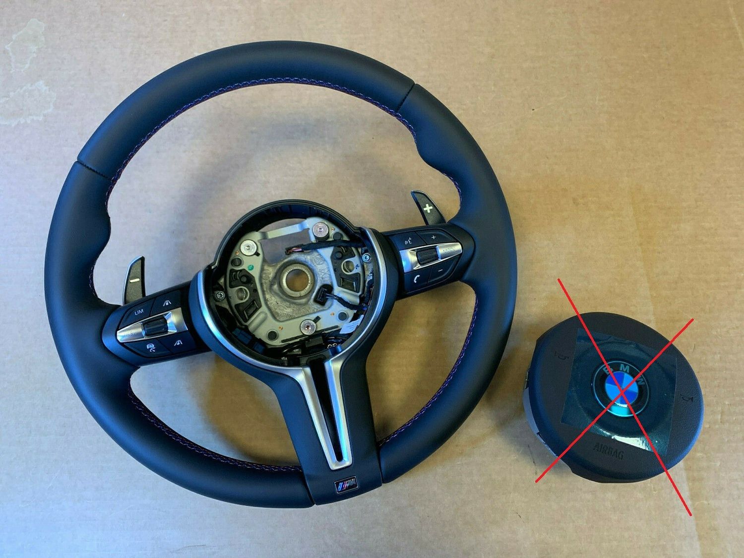 BMW F01 F02 F04 F06 F07 F10 F11 F12 F13 USA M Steering Wheel Paddles VIBRO ACC