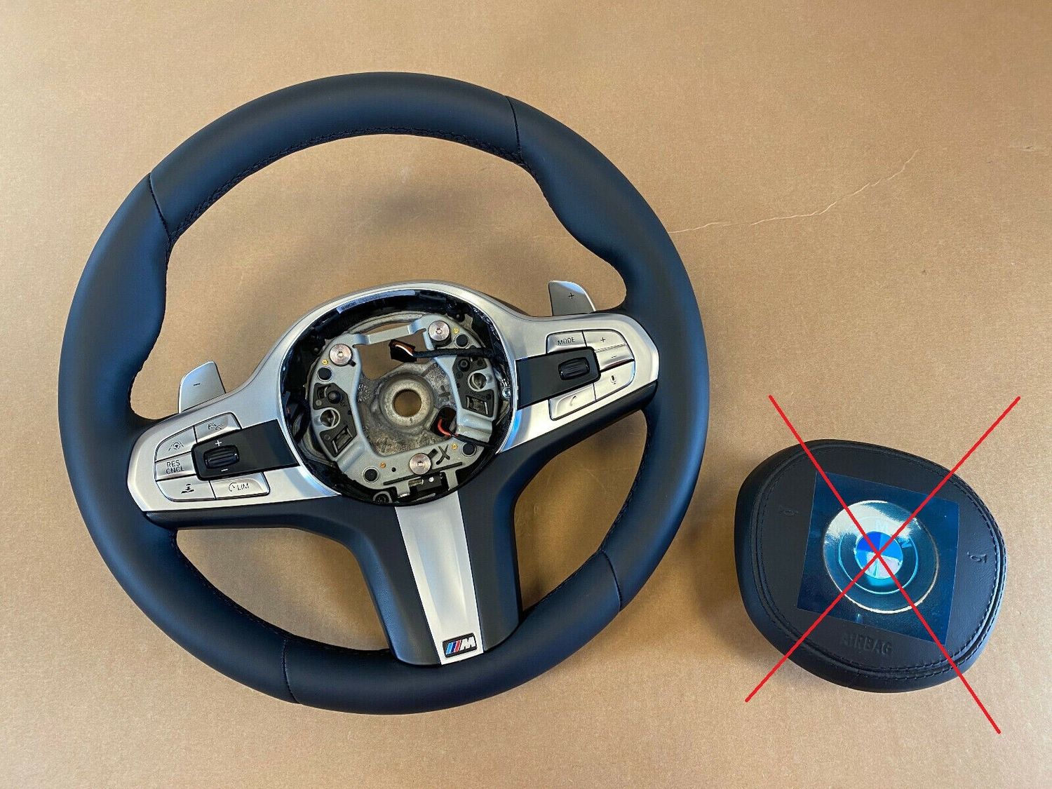 BMW 7 G11 G12 GENUINE EU M Steering Wheel Shift Paddles DRIVING ASSIST+ VIBRO