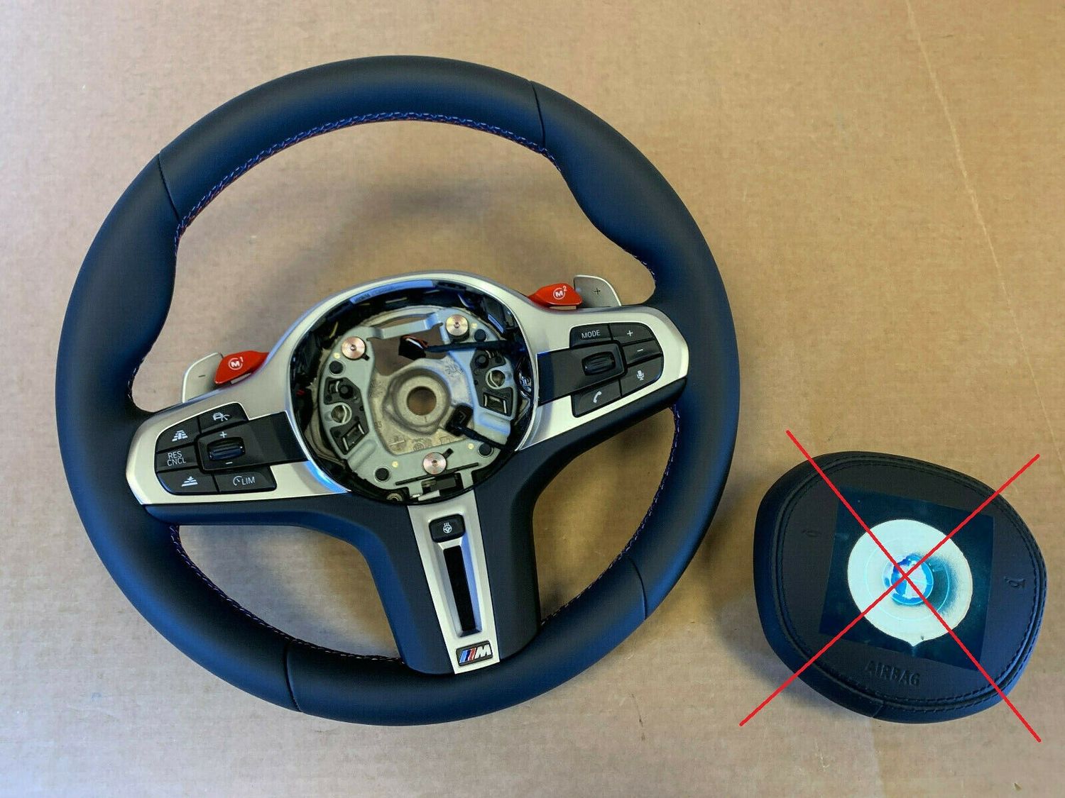 BMW M5 F90 X3M F97 X4M F98 GENUINE EU M Steering Wheel HEATING ACC NEW