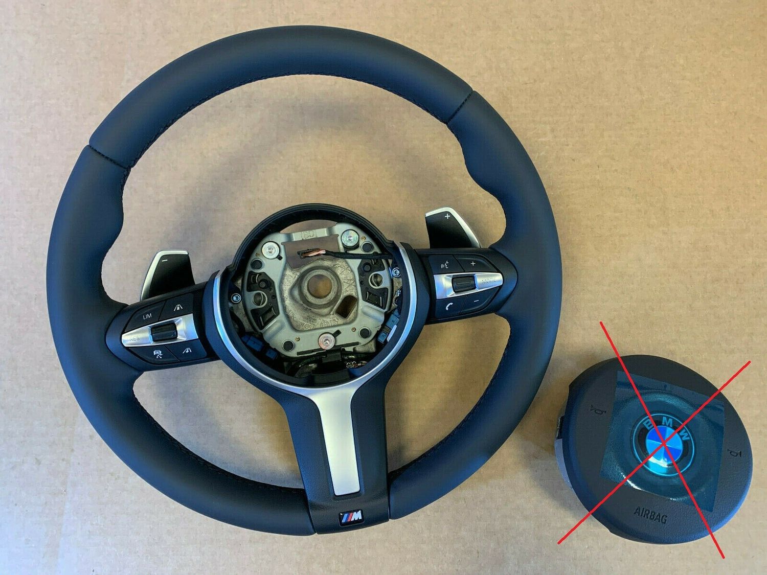 BMW F01 F02 F03 F04 F06 F07 F10 F11 F12 F13 OEM USA M Steering Wheel PADDLES ACC