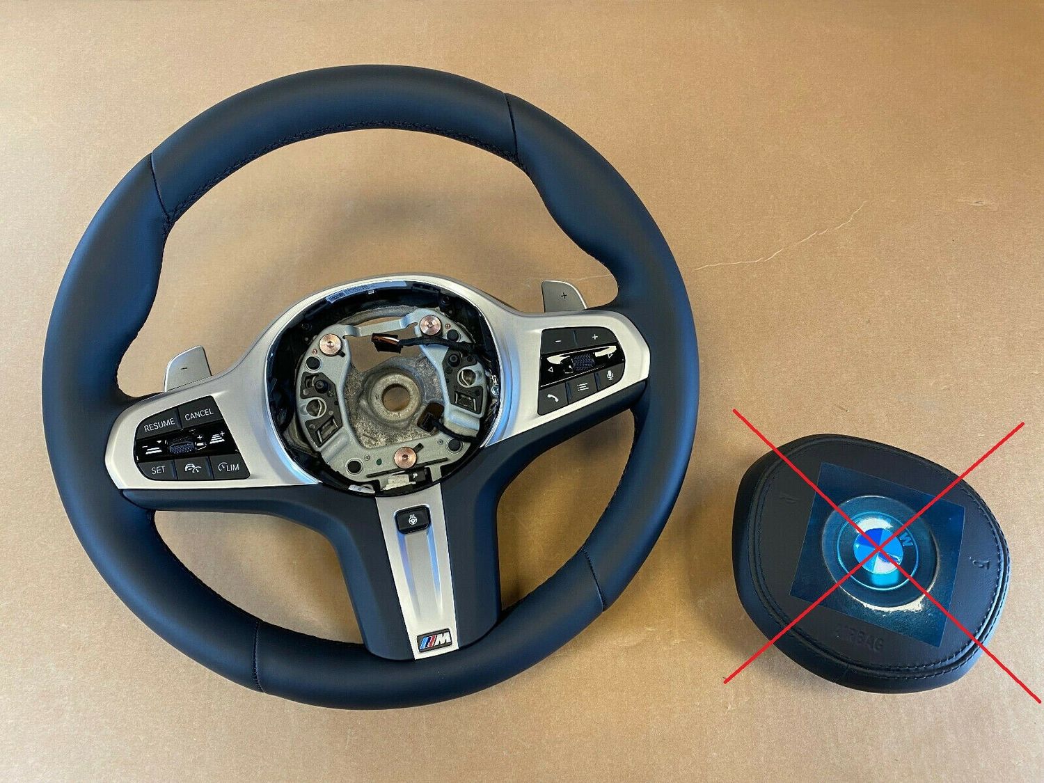 BMW 8 X5 X6 X7 G14 G15 G05 G06 G07 EU M Steering Wheel Paddles HEATING VIBRO ACC