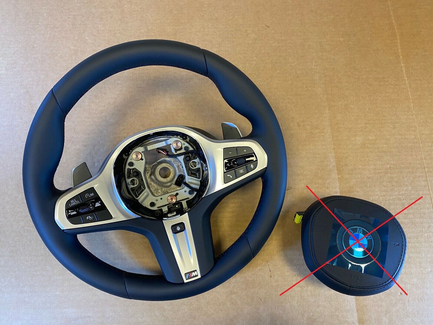 BMW 5 6 X3 X4 G30 G31 G32 G01 G02 LCI USA M Steering Wheel Paddle HEATING ACC