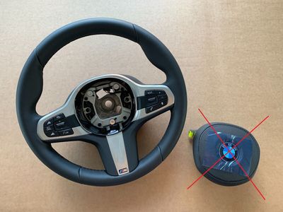 BMW 5 G30 G31 G38 6 G32 X3 G01 G08 X4 G02 GENUINE USA M Sport Steering Wheel ACC
