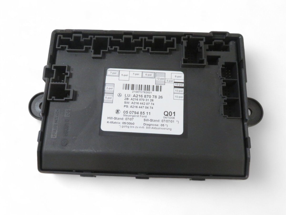 A2168707826 Control units, other MERCEDES-BENZ S-CLASS Coupe (C216) (2006-2013)