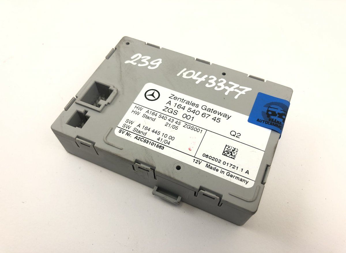 A2C53413674 A2C53101563 A2C53348005 Central gateway module MERCEDES-BENZ R-CLASS (W251) (2006-2013)