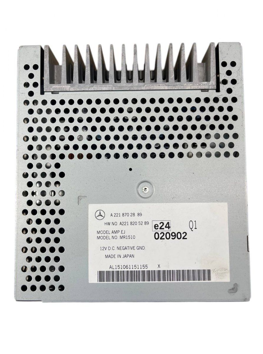 2218702889 2218205289 MR1510 Audio amplifier MERCEDES-BENZ S-CLASS (W221) (2005-2013)