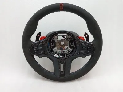 BMW 5 Series F90 G30 M5 Steering Wheel M5 Steering Wheel HEATED ALCANTARA M6 HEATED-
